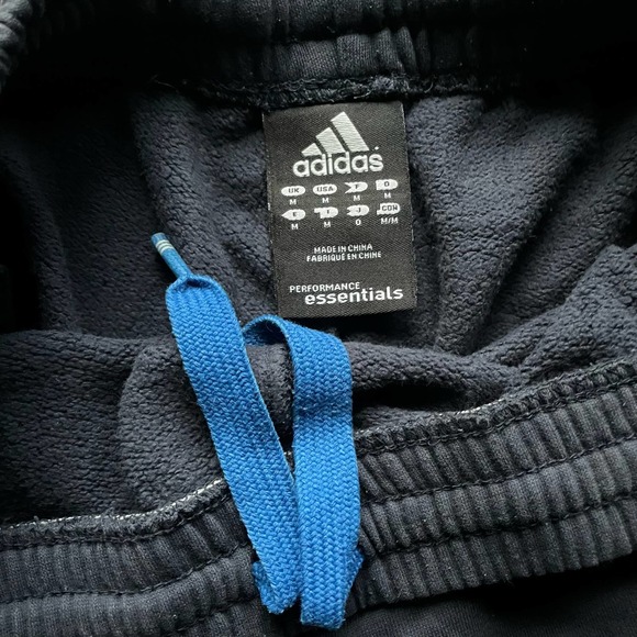 ADIDAS Dark Gray UK Sweatpants With Blue Stripes - Picture 4 of 6